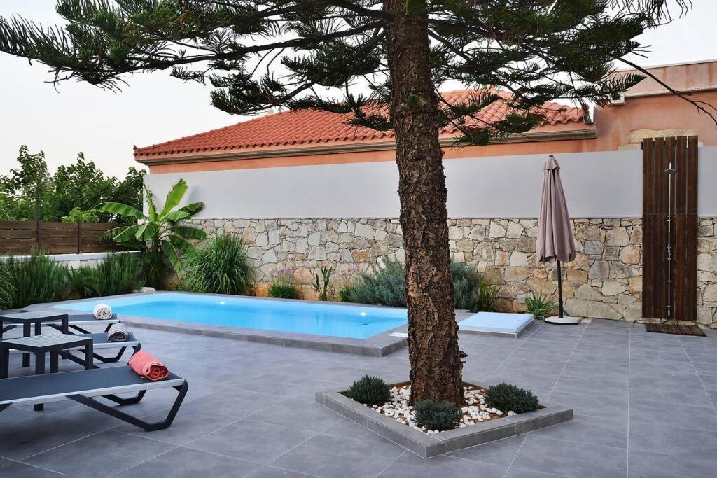 Villa Christini A Luxury Villa With Amazing Views Tzitzifes Екстер'єр фото