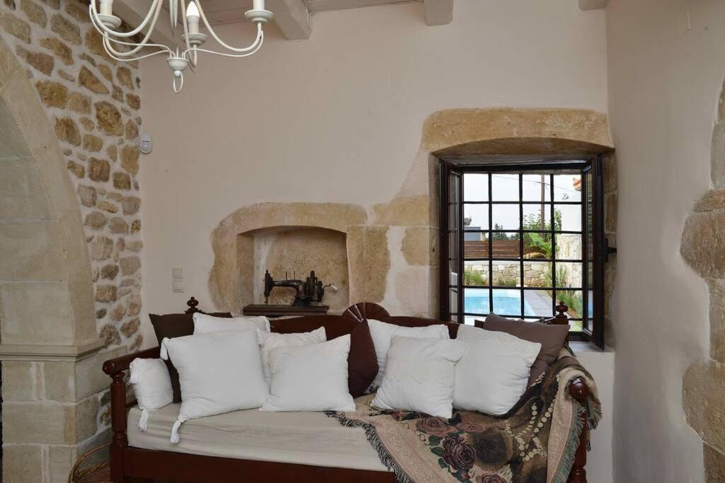 Villa Christini A Luxury Villa With Amazing Views Tzitzifes Екстер'єр фото